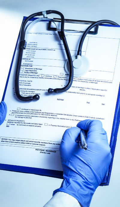 accident claim medical record review